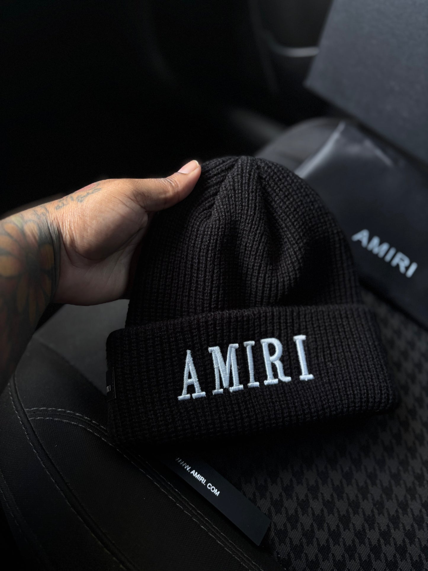 AMIRI Classic Logo Knit Beanie